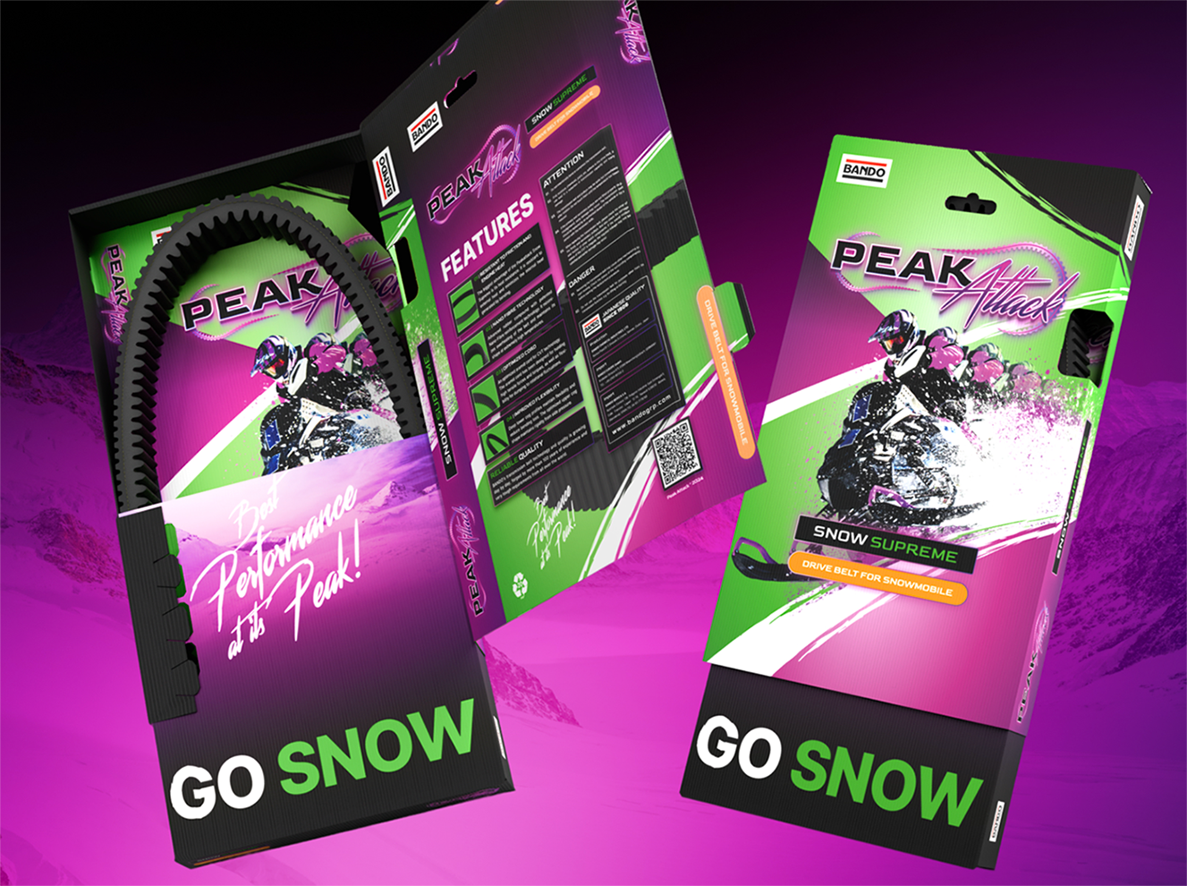 Go Snow Packaging Design