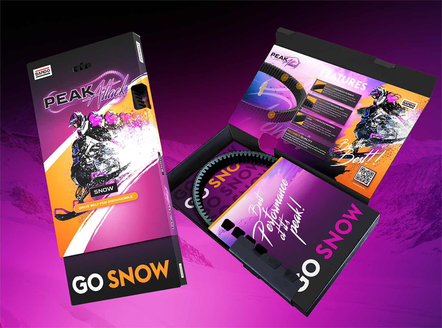 Go Snow Packaging Design
